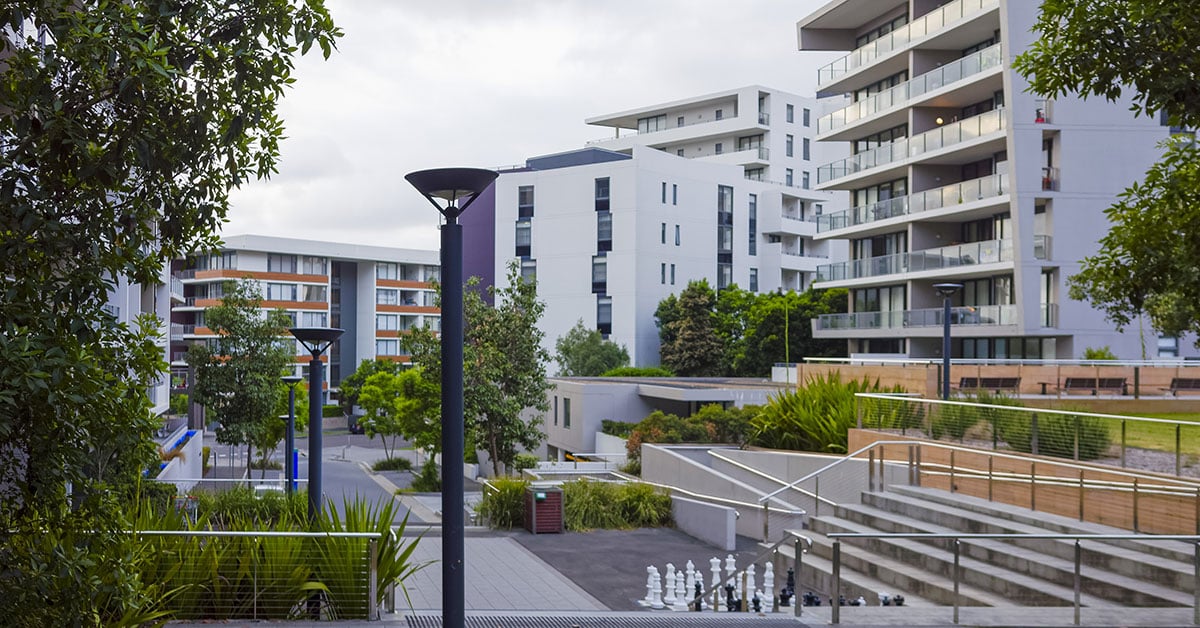 Apartment owners must pay strata fees so the building and its surrounds can be maintained.